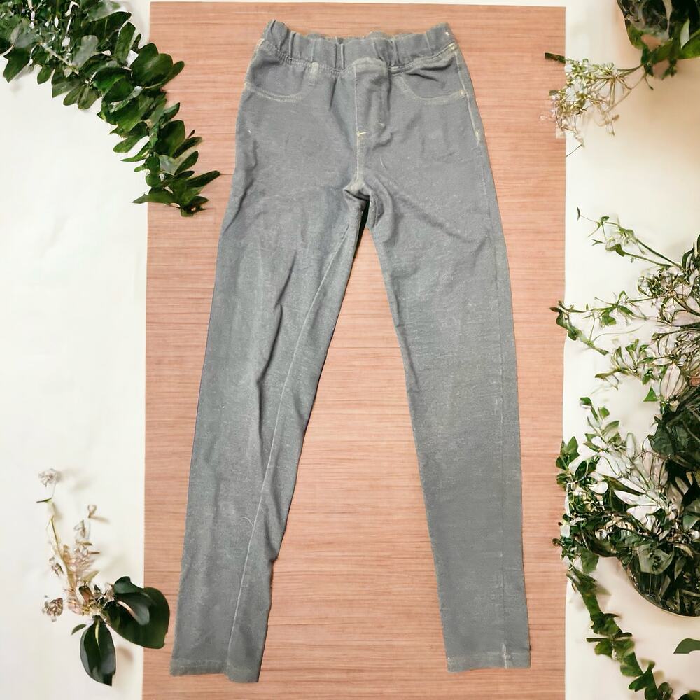 Girl's Light Gray Super Soft Jegging Size 10